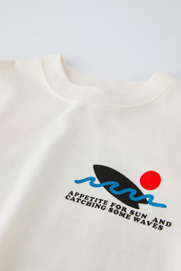 SUN AND WAVES T-SHIRT - Zara фото 3