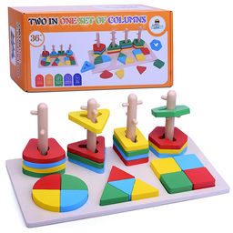 Игра логическая 2 в 1 Геометрия