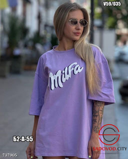 Женская футболка оверсайз - Bruno фото 3