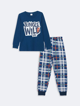 Bisiklet Yaka Erkek ?ocuk Pijama Tak?m?