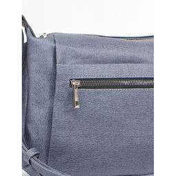 Сумка женская искусственная кожа (ПВХ) ADEL-279. 1отдел+плеч/рем. синий джинс 258880 - Adelia фото 4