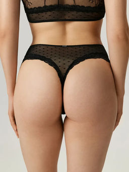 Infinity / Трусы стринги с высокой талией жен. Abelisa черный - Infinity Lingerie фото 3