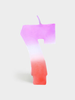 Цена за 10 шт. Свеча цифра для торта «7», 8×3.75×1 см