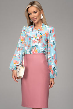 Юбка Лима (экокожа/розовый) - Эльза фото 23