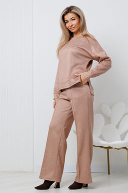 Костюм замшевый брючный 43043