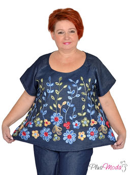 Туника Модель №1466 размеры 44-84 - Plusmoda фото 6
