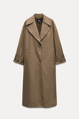 OVERSIZE LAYERED TRENCH COAT ZW COLLECTION - Zara фото 7