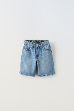 BAGGY-FIT DENIM BERMUDA SHORTS