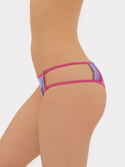 Цена за 2 штуки! Трусы женские бразилиана разноцветные разноцветная абстракция2 412438 - Mark formelle фото 4