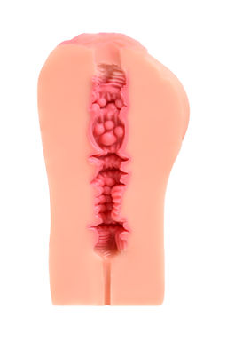 Мастурбатор реалистичный KOKOS EMILY с двойным слоем, TPR, телесный, 19 см