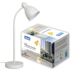 UML-B701 E27 WHITE Светильник настольный, 60W. Цоколь Е27. Механический выключатель. Белый. ТМ Uniel - Volpe фото 15
