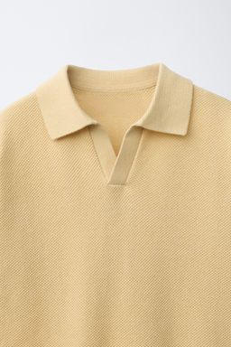 POLO PUNTO PIQU? / Amarillo claro - Zara фото 6