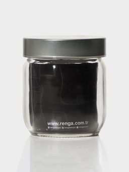 Банка для сыпучих «Вока», 380 мл, с металлической крышкой, стекло, прозрачная