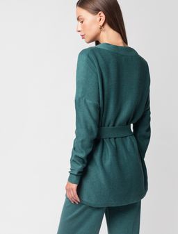 VILATTE / Кардиган из пряжи с шерстью мериноса  фото 3