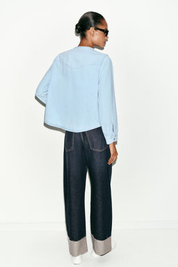 CAMISA Z1975 DENIM LAZO / Azul claro - Zara фото 5