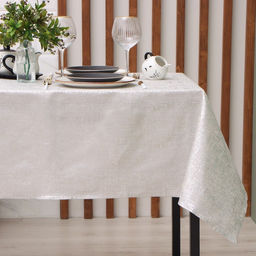 Скатерть «Этель», серебро, 100×140±5 см, 100% п/э, 180 г/м²