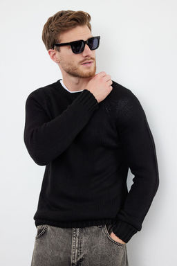 TRENDYOL MAN Kiremit Slim Fit Dar Kesim Bisiklet Yaka Reglan Kol Basic Triko Kazak TMNAW25KZ00000 - Trendyolmilla фото 34