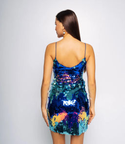 Платье #КТ9029 (1), синий - Dommod фото 5