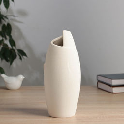 Ваза «Уилстон», d=5 см, 22×9.5 см, керамика, бежевая