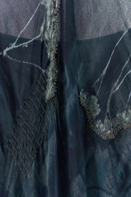 HALTER NECK DRESS WITH METALLIC THREAD AND BEADS - Zara фото 5