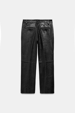 PANTAL?N COCO PIEL ZW COLLECTION LIMITED EDITION / Negro - Zara фото 10