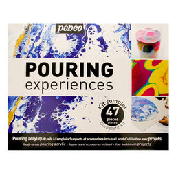 Краска акриловая PEBEO подарочный набор акриловых красок для Флюид Арт 118 мл 524600