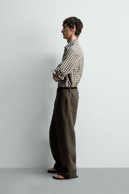 CAMISA CUADROS RAMIO - SEDA LIMITED EDITION / Verde medio - Zara фото 4