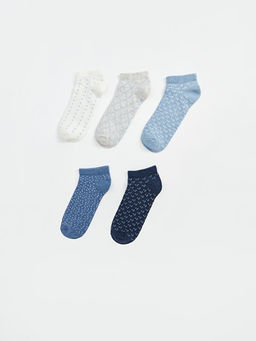 Desenli Kad?n Patik ?orap 5li