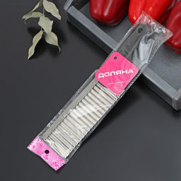 Цена за 2 шт. Нож для фигурной резки Доляна «Помощник», 26 см, чёрный