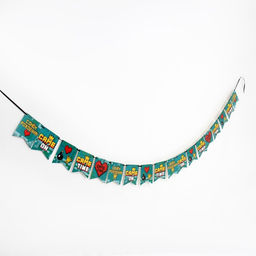 Гирлянда-флажки Game Time, «С Днём Рождения!», 300 см