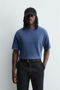 BOXY FIT KNIT T-SHIRT - Zara фото 2