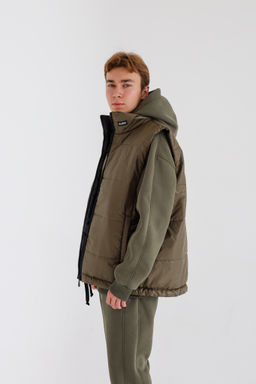 Жилет утепленный мужской, хаки - Inzibe фото 2