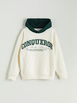 Kap??onlu Erkek ?ocuk Sweatshirt