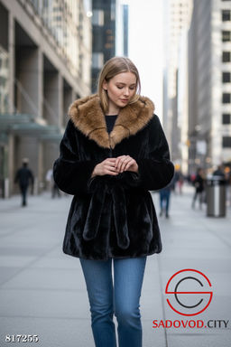 Шуба женская из искусственного меха