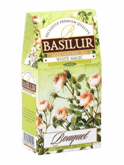 Коллекция Букет/ Белое волшебство / (70140) зел. вес 100 г (BASILUR)