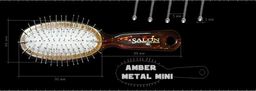 Расчёска Salon Amber Metal MINI - Butterfly фото 2