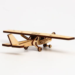 Деревянный конструктор. Сборная модель «Спортивный самолёт» 18 деталей