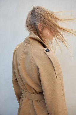 Chaqueton marinero corto de fieltro - H&m фото 4