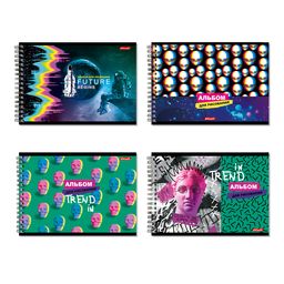 Светоч 40АЛГР4_1_3_9 Альбом для рисования 100 г/м2 A4 29 х 20.5 см 4 шт. на гребне 40 л. 000238 Игры разума