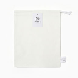 Мешочек текстильный «Этель» Home collection, 27×34 см, 100% лён, белый