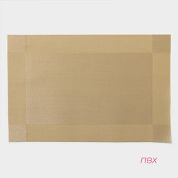 Салфетки сервировочные на стол Доляна «Шахматы», 45×30 см, 4 шт., карамельные