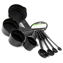 Ложка мерная пластмассовая, набор 8 штук (Китай)