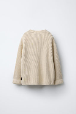 EMBROIDERED TEXT KNIT JUMPER - Zara фото 8