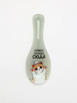 Подставка под ложку «Клади ложку сюда», 21.2×7.5 см