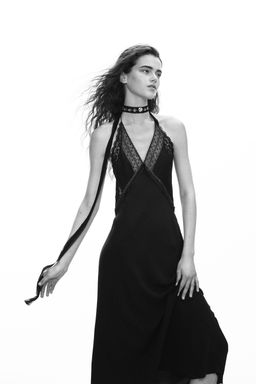 VESTIDO LENCERO - THE ITEM / Negro