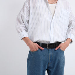 Ремень мужской Великан, ширина 4 см, винт, пряжка металл, цвет чёрный - Simaland фото 3