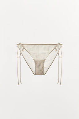 BRAGUITA SEDA 100% LAZADAS / blanco - Zara фото 5