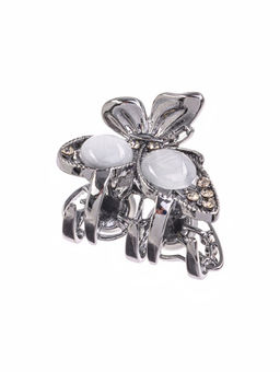 Цена за 6 шт. Крабик для волос «Ширли стиль», бабочка, 2.5 см, чёрный