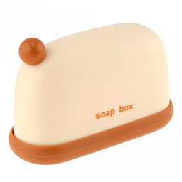 Вида Хоум (Vida Home) Мыльница настольная пластмассовая 11,3х4,8х7см, с крышкой, матовый пластик, цвета в ассортименте: белый; красный; бежевый, цветная коробка (Китай) - Домашняя Мода фото 2