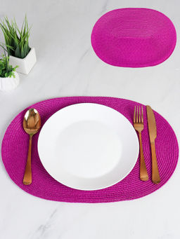 Салфетка для стола овальная / pink /уп 6/300/ 30х45 см Фуксия АКЦИЯ - ГалеонТрейд фото 2